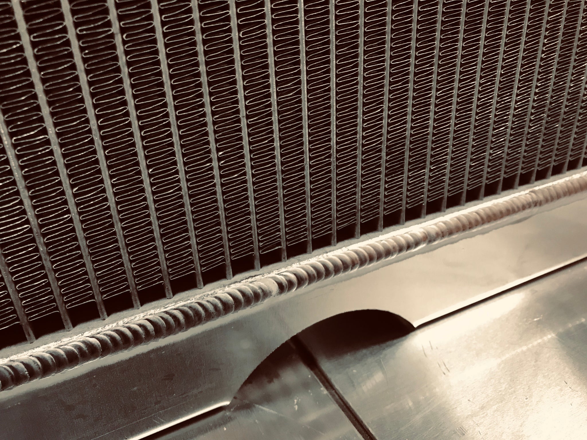 Custom made intercooler/radiator K2 DESIGN & FABRICATION LTD